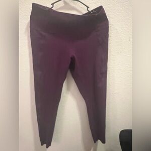 Danskin Purple High-Waisted Active Leggings – Size L/G (Large)